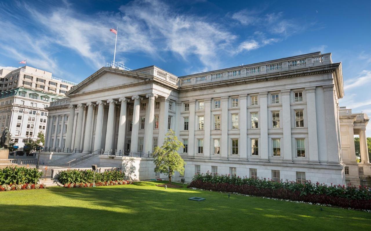 Hotel Washington Esterno foto The United States Department of the Treasury