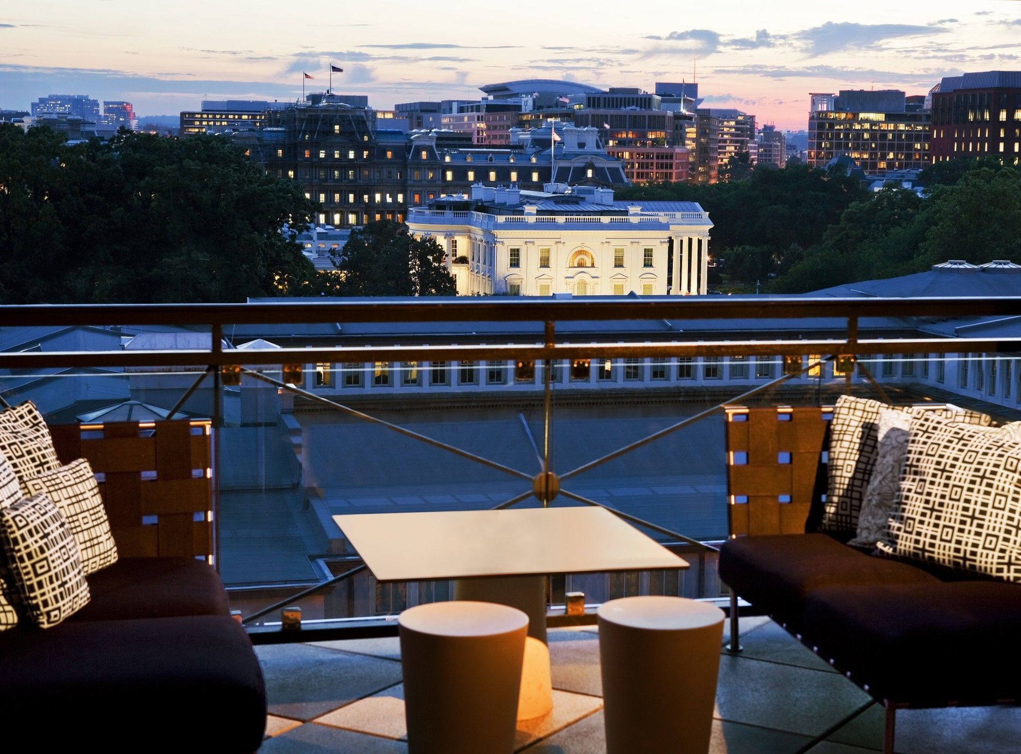 Hotel Washington Esterno foto View from the rooftop
