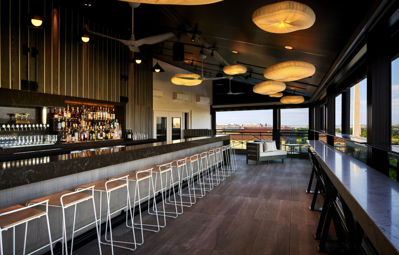 Hotel Washington Esterno foto The bar at the 12th floor